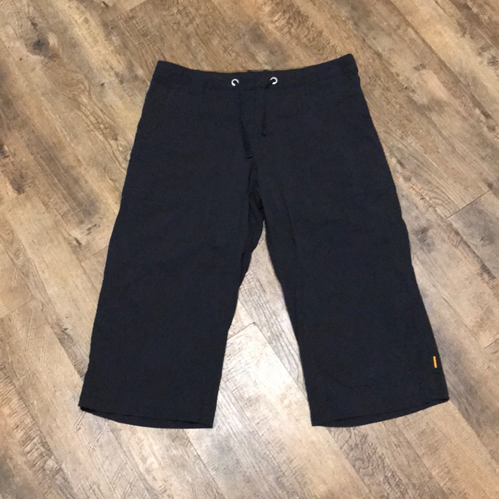 Lucy Black Crop Utility Pants S